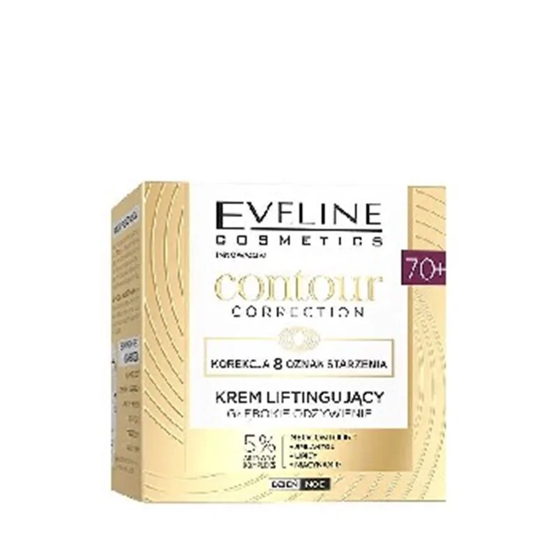 Eveline Contour Correction Intensywnie nawilżający krem ujędrniający 70+