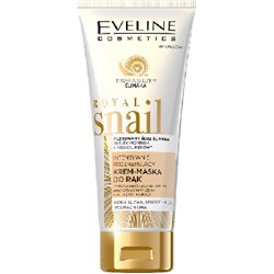 Eveline Cosmetics Royal Snail Intensywnie regenerujący krem-maska do rąk 100 ml