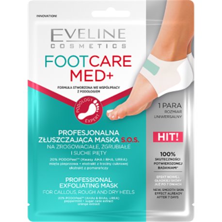 Eveline foot Care Med maska płachtowa na pięty