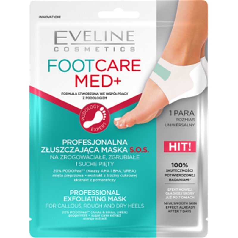 Eveline foot Care Med maska płachtowa na pięty
