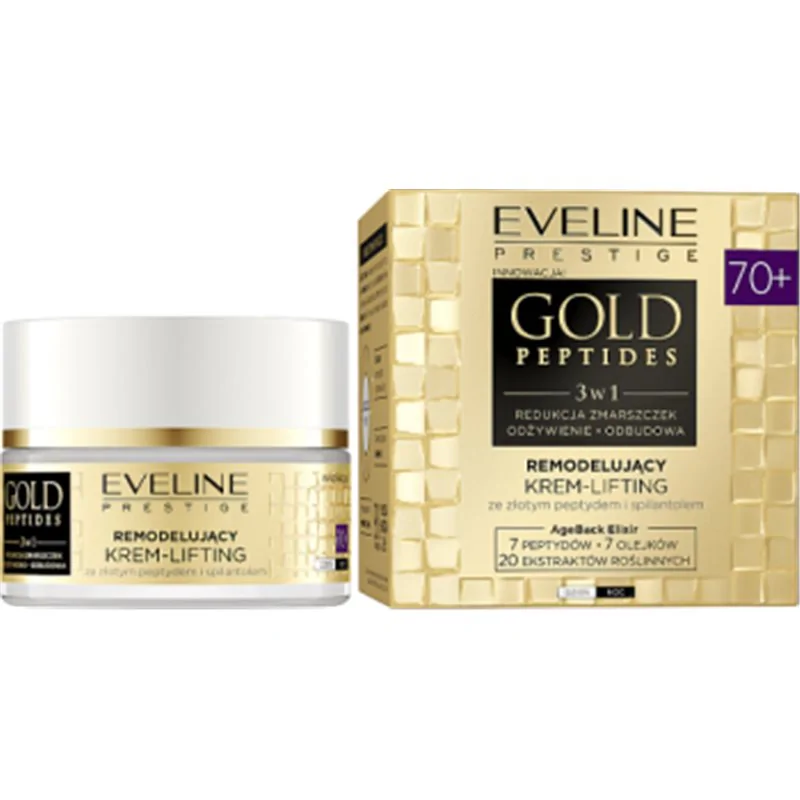 Eveline Gold Peptides Remodelujący krem-lifting 70+