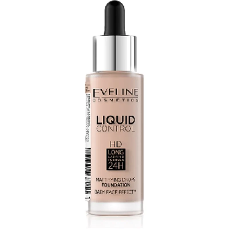 Eveline Liquid Control HD podkład do twarzy 020 Rose Beige