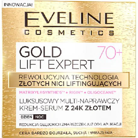 Eveline Luksusowy multi-naprawczy krem-serum 70+ 50 ml