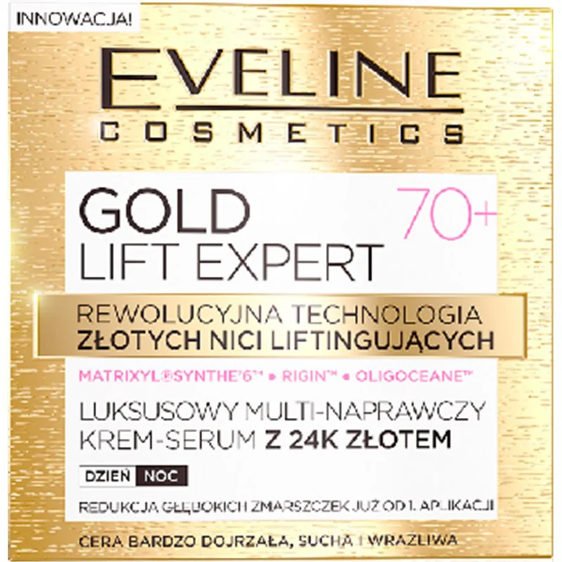 Eveline Luksusowy multi-naprawczy krem-serum 70+ 50 ml