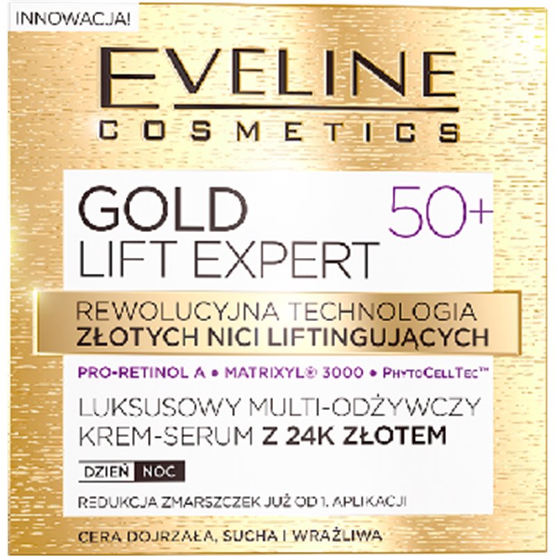 Eveline Luksusowy multi-odżywczy krem-serum 50+ 50 ml