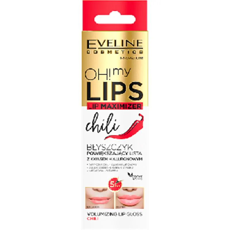 Eveline Oh My Lips Maximizer Błyszczyk powiększający usta Chili