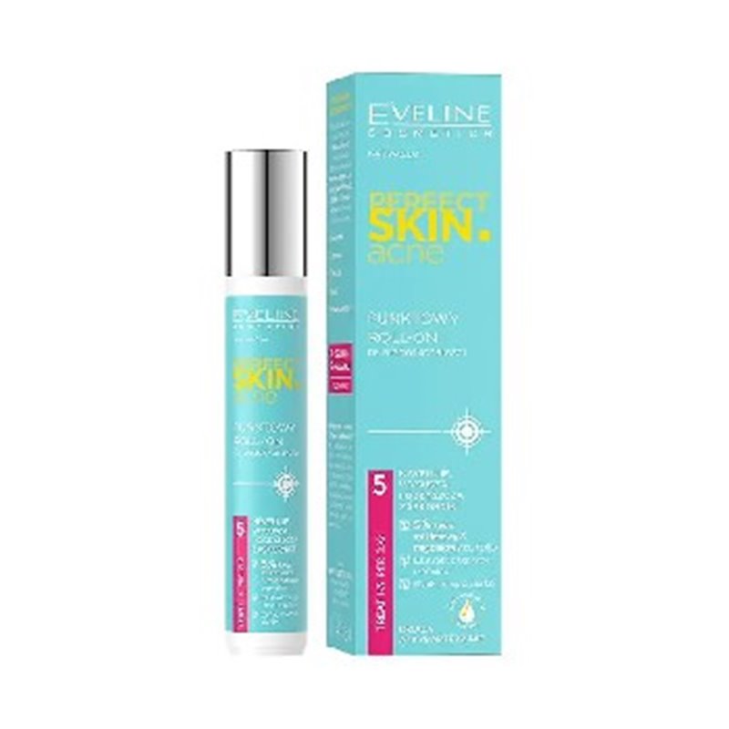 Eveline Perfect Skin Acne Punktowy roll-on na niedoskonałości