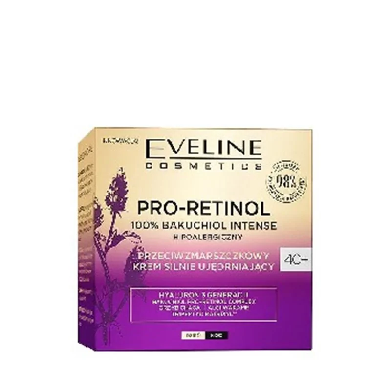 Eveline Pro-Retinol 100% Bakuchiol przeciwzmarszkowy krem ujędrniający 40+