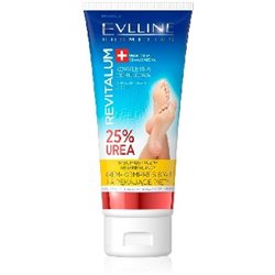 Eveline Revitalum specjalistyczny regenerujący krem-kompres 8w1 na pękające pięty 25% urea