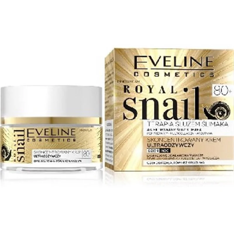 Eveline Royal Snail aktywnie regenerujący krem dzień i noc 80+ 50ml