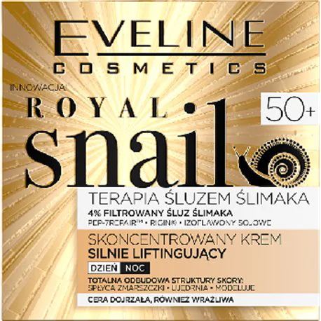 Eveline Royal Snail Skoncentrowany krem silnie liftingujący 50+