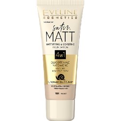 Eveline Satin Matt Podkład matująco - kryjący 01