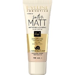 Eveline Satin Matt Podkład matująco - kryjący 02