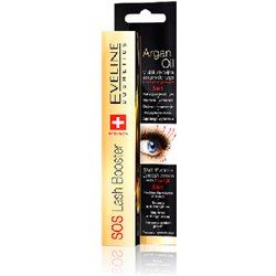 Eveline serum do rzęs odżywka z olejkiem arganowym 5w1 SOS Lash Booster 10 ml