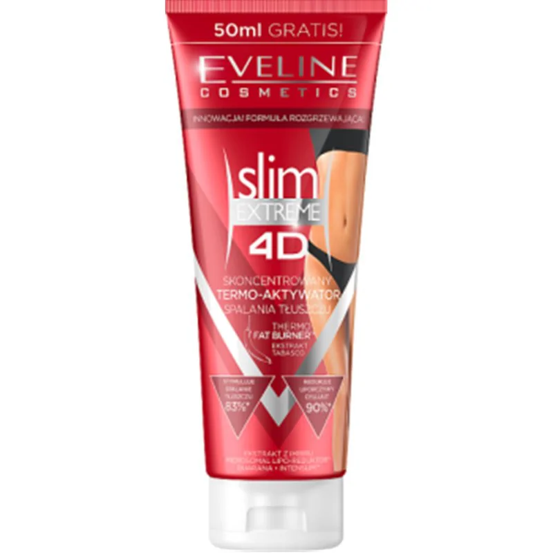 Eveline SLIM EXTREME 3D Termoaktywne serum wyszczuplające 250 ml