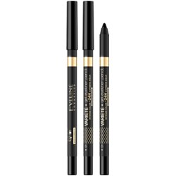 Eveline Variete Wodoodporna żelowa kredka do oczu nr 01 black