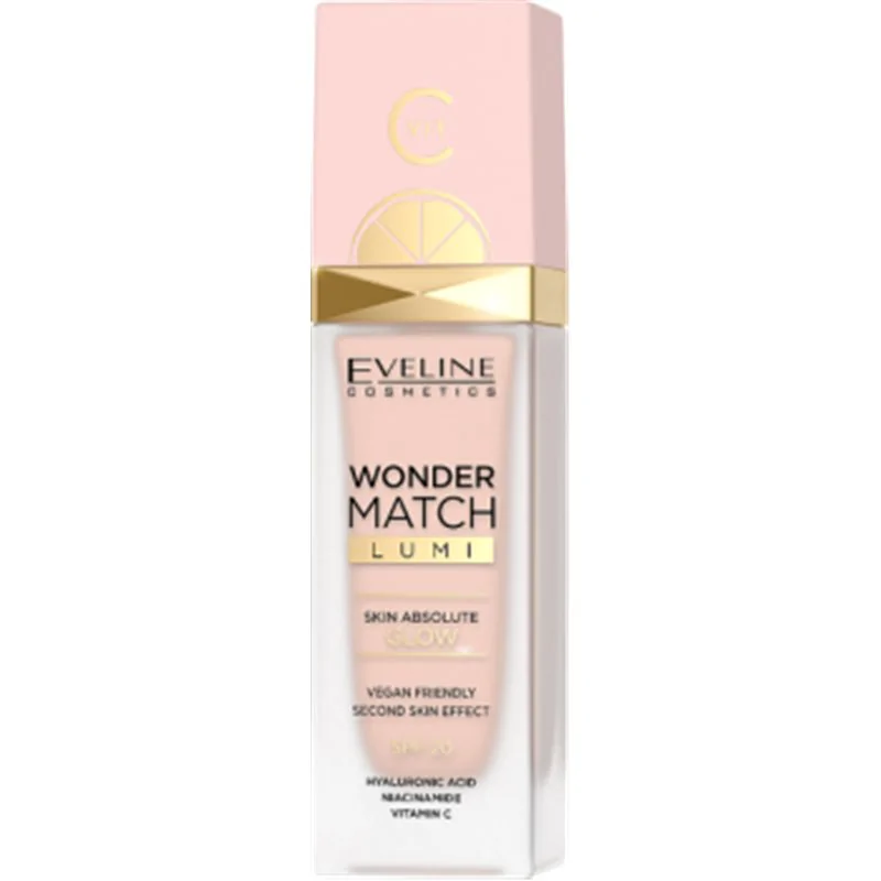 Eveline Wonder Match Lumi Luksusowy podkład rozświetlający do twarzy 05 Light Neutral