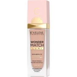 Eveline Wonder Match Lumi Luksusowy podkład rozświetlający do twarzy 20 Nude Warm