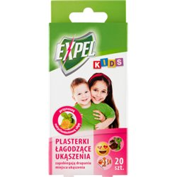 Expel Kids plasterki łagodzące ukąszenia 20szt