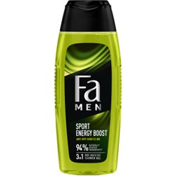 Fa Men Sport Żel pod prysznic Double Power Power Boost 400 ml
