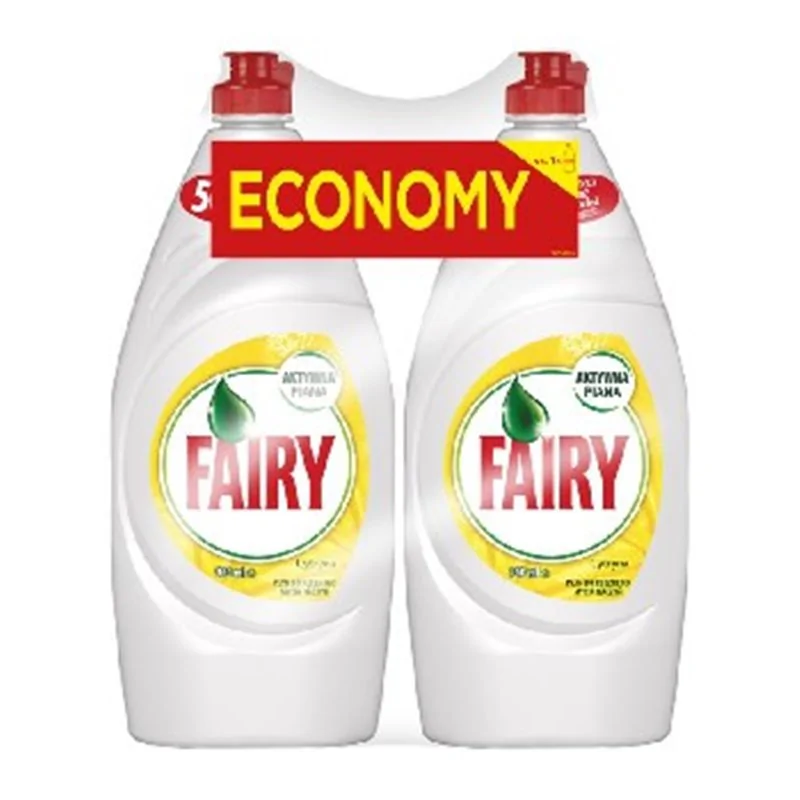 Fairy Lemon Płyn do mycia naczyń 2x900 ml