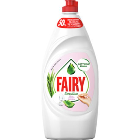 Fairy płyn do mycia naczyń Sensitive Aloes i Jaśmin 900 ml