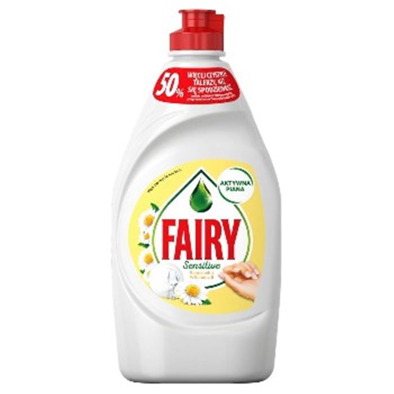 Fairy Płyn do mycia naczyń Sensitive Chamomile & Vit E 450 ml