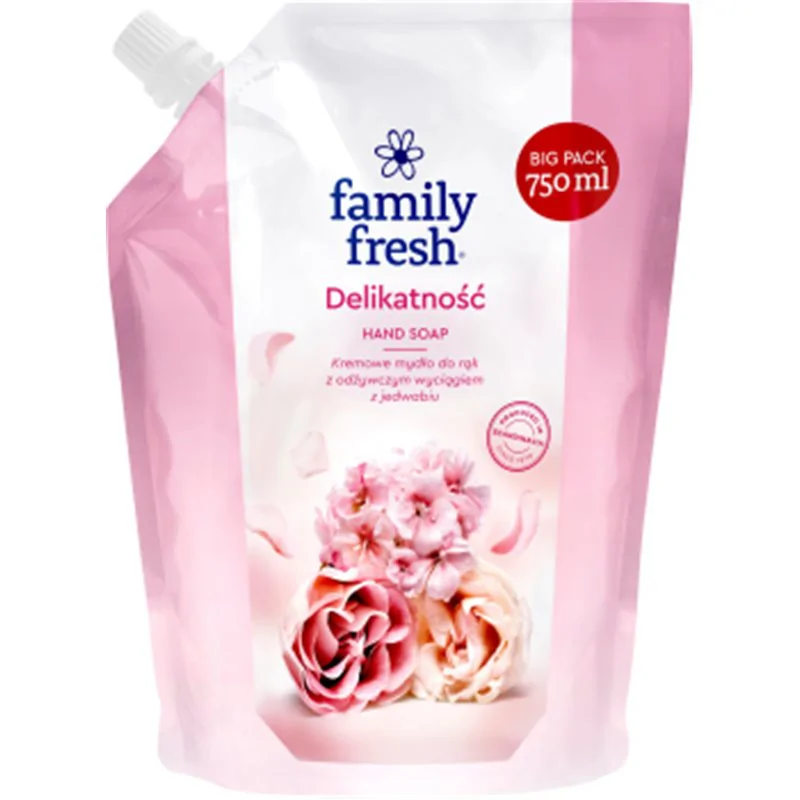 Family Fresh mydło do rąk Delikatność 750ml zapas