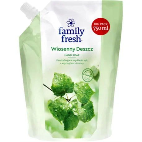 Family Fresh mydło w płynie Wiosenny Deszcz 750ml zapas