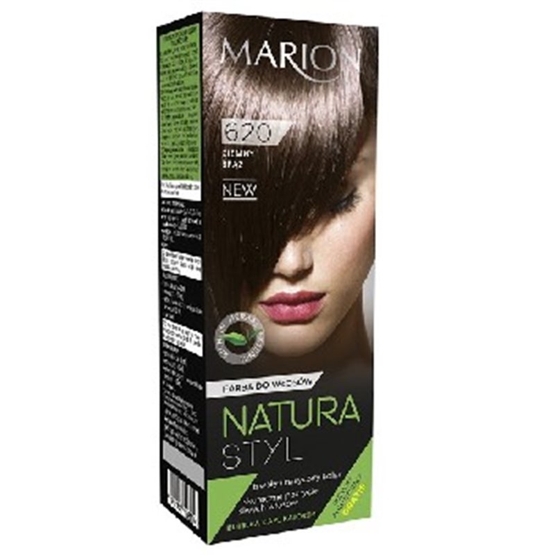Farba do włosów Marion Natura Styl 620 Ciemny Brąz