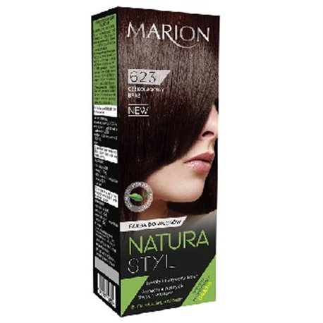 Farba do włosów Marion Natura Styl 623 Czekoladowy Brąz