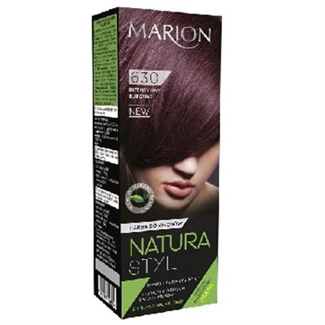 Farba do włosów Marion Natura Styl 630 Intensywny Burgund
