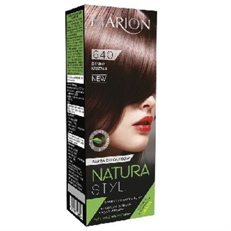 Farba do włosów Marion Natura Styl 640 Ciemny Kasztan