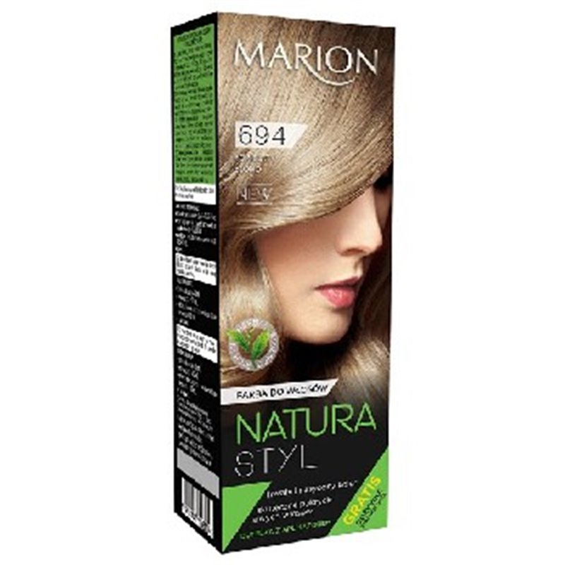 Farba do włosów Marion Natura Styl 694 Popielaty Blond