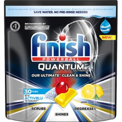 Finish Quantum Ultimate Lemon Kapsułki do zmywarki 375 g (30 sztuk)