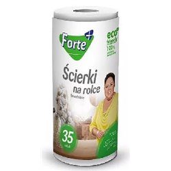 FORTE+ ścierki na rolce bawełniane 35szt.