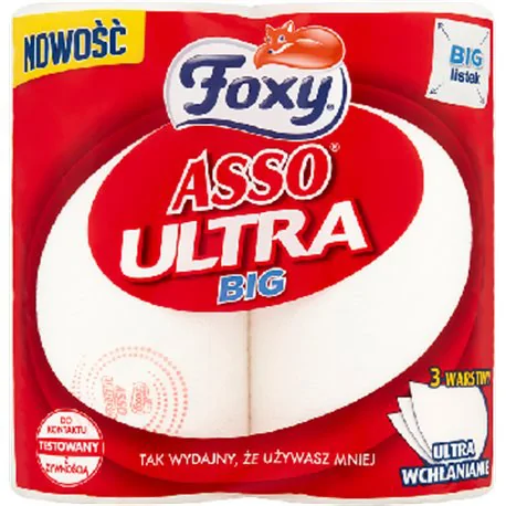 Foxy Asso Ultra Ręcznik kuchenny 2 rolki