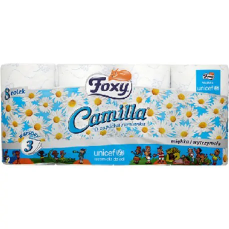 Foxy Camilla Papier toaletowy 8 rolek