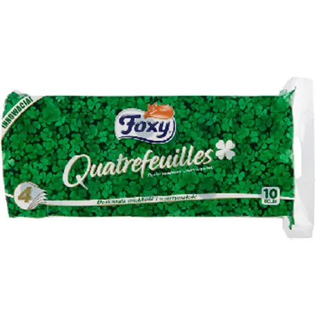 Foxy Quatrefeuilles Papier toaletowy cztery warstwy 10 rolek