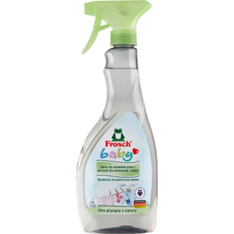 Frosch Baby Spray do usuwania plam z ubranek dla niemowląt i dzieci 500 ml