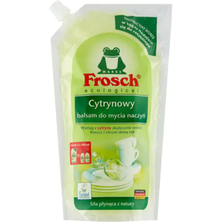 Frosch ecological Cytrynowy balsam do mycia naczyń zapas 1000 ml