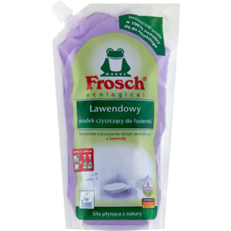 Frosch ecological Lawendowy środek czyszczący do łazienki zapas 1000 ml