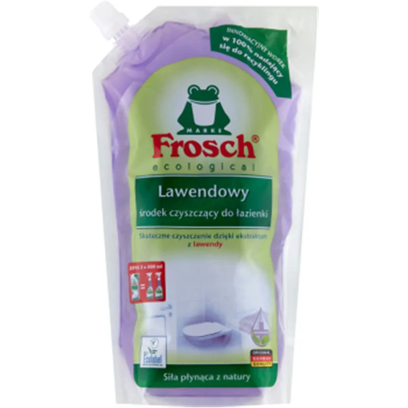 Frosch ecological Lawendowy środek czyszczący do łazienki zapas 1000 ml