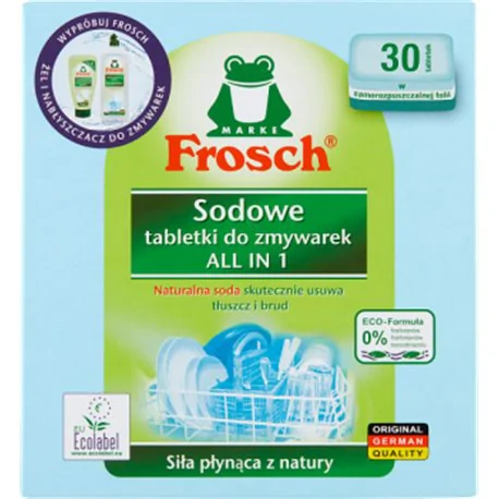 Frosch tabletki do zmywarki Sodowe 600 g 30szt
