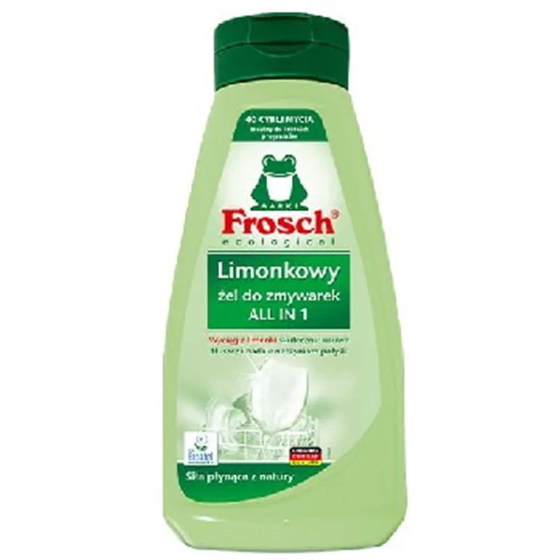 FROSCH Żel limonkowy do mycia naczyń w zmywarkach 650ml