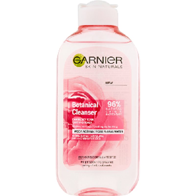 Garnier Botanical Cleanser Łagodzący tonik woda różana do skóry suchej i wrażliwej 200 ml