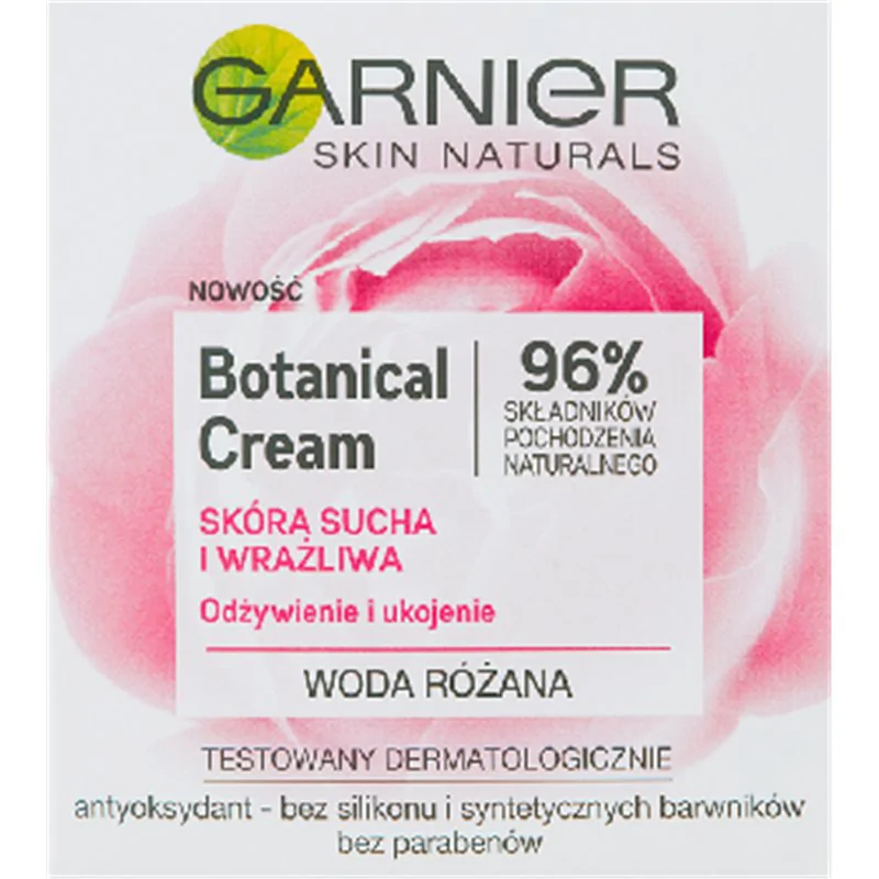 Garnier Botanical Cream Krem nawilżający woda różana 50 ml