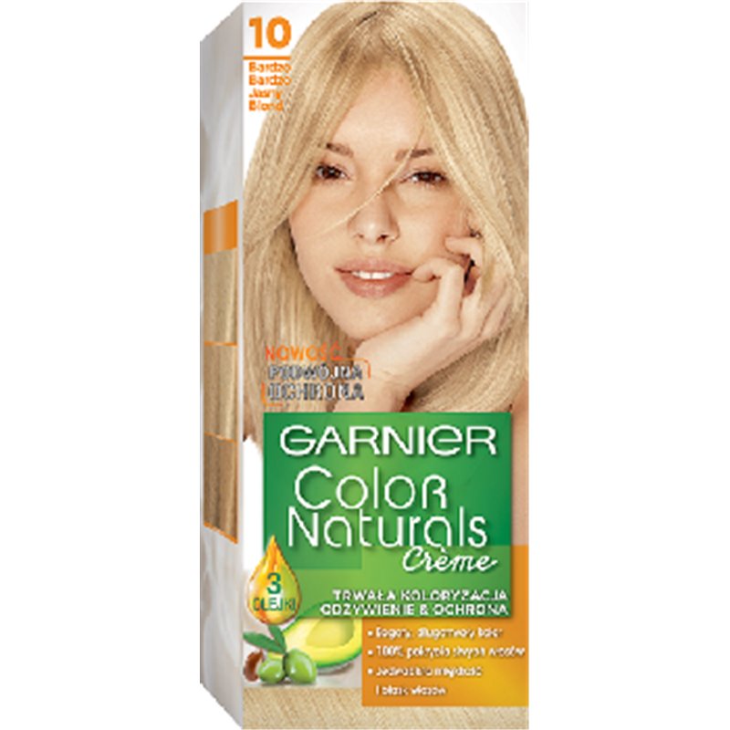 Garnier Color Naturals Creme Farba do włosów 10 Bardzo Bardzo Jasny blond