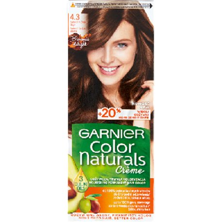 Garnier Color Naturals Creme Farba do włosów 4.3 Złoty Brąz