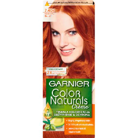 Garnier Color Naturals Creme Farba do włosów 7.40+ Miedziany Blond